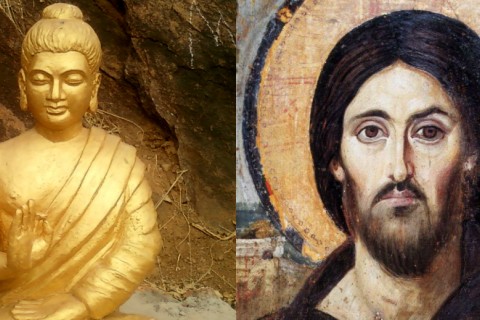 Buddha and Pantocrator